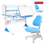 комплект anatomica study-120 lux парта + кресло + надстройка + органайзер + ящик Anatomica Study-120 Lux Set