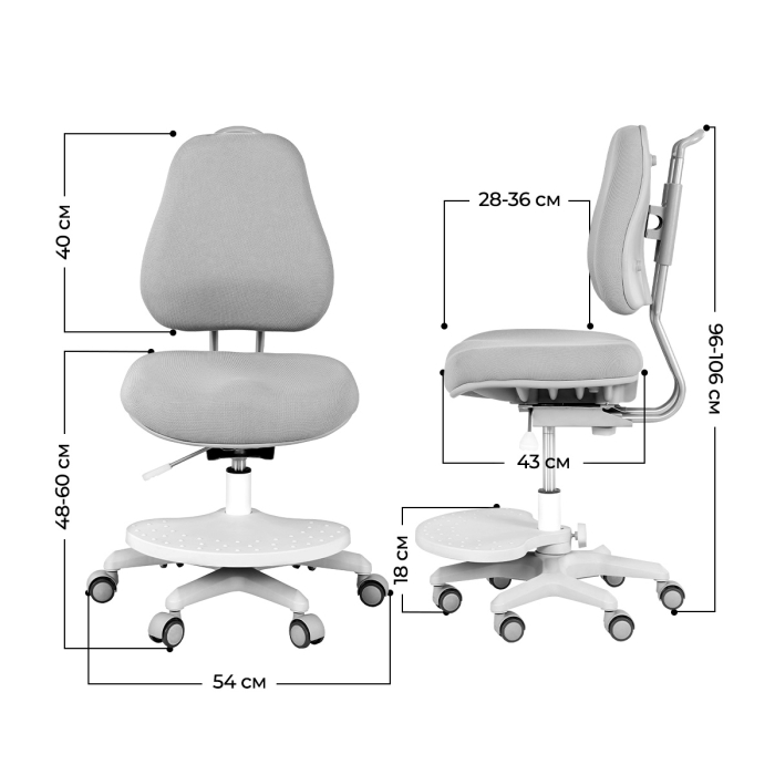 Характеристики Детское кресло Anatomica Ragenta Характеристики Детское кресло Anatomica Ragenta